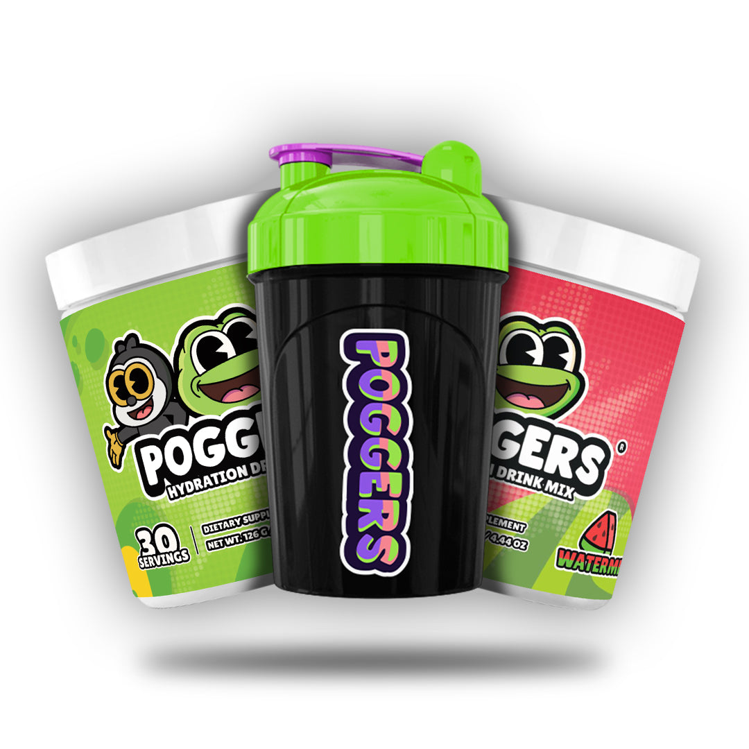 16oz Shaker & 2 Hydration Tubs Bundle