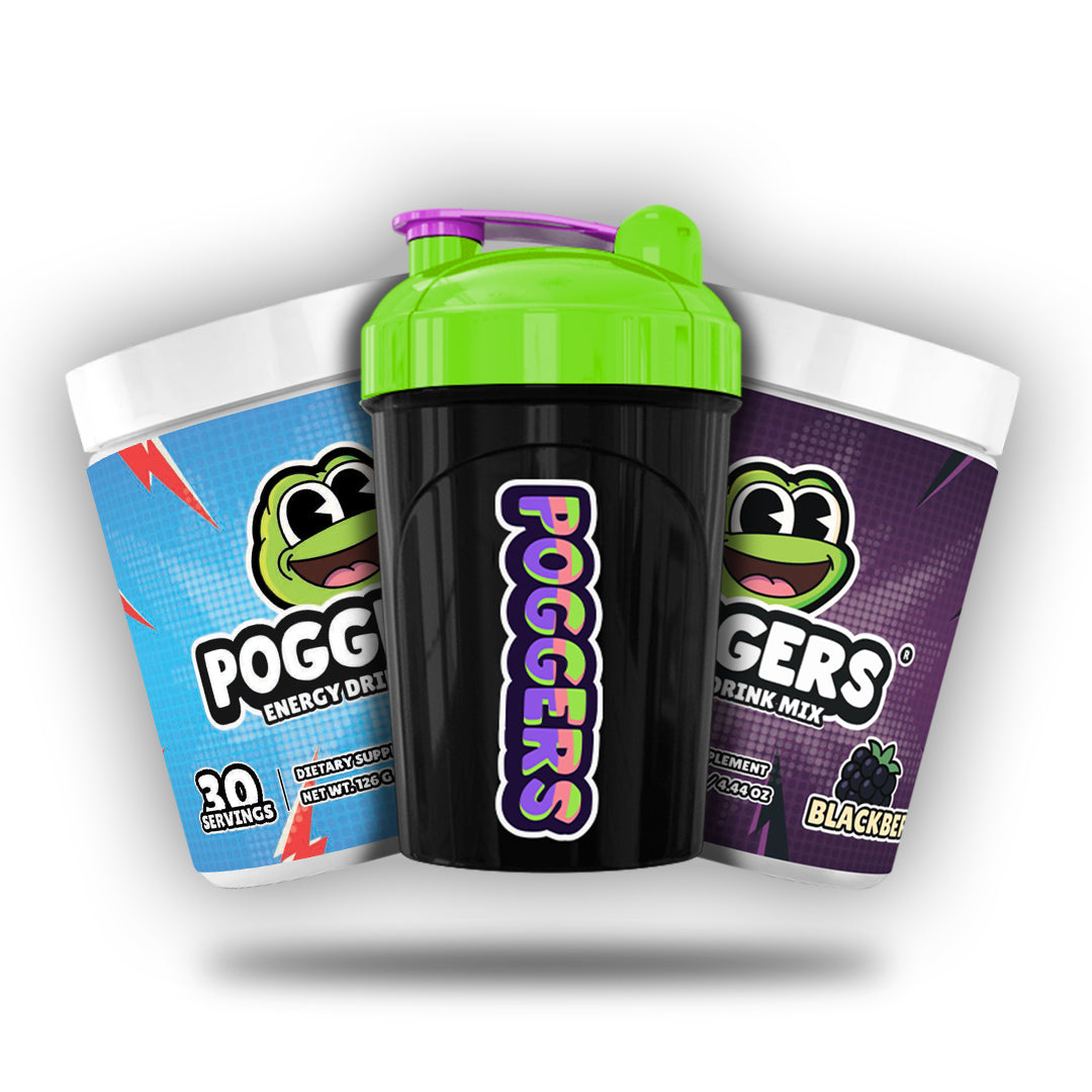 16oz Shaker & 2 Energy Tubs Bundle