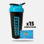 15 Sampler Pack & 24oz Shaker Bundle