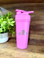24oz Pink Stainless Steel Shaker