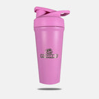 Pink 24oz Stainless Steel Shaker & 3 Tubs Bundle