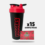 15 Sampler Pack & 24oz Shaker Bundle