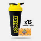 15 Sampler Pack & 24oz Shaker Bundle